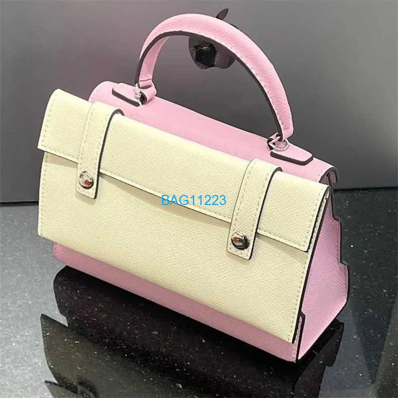 Mosaic Doll Crossbody Body Luxus Handtasche Mosaic Doll Tasche Mini Crossbody Damenbeutel Cowide Kleine Tasche Monster Geometrisch Kontrastierende Farbbag Waref89 Qx4I