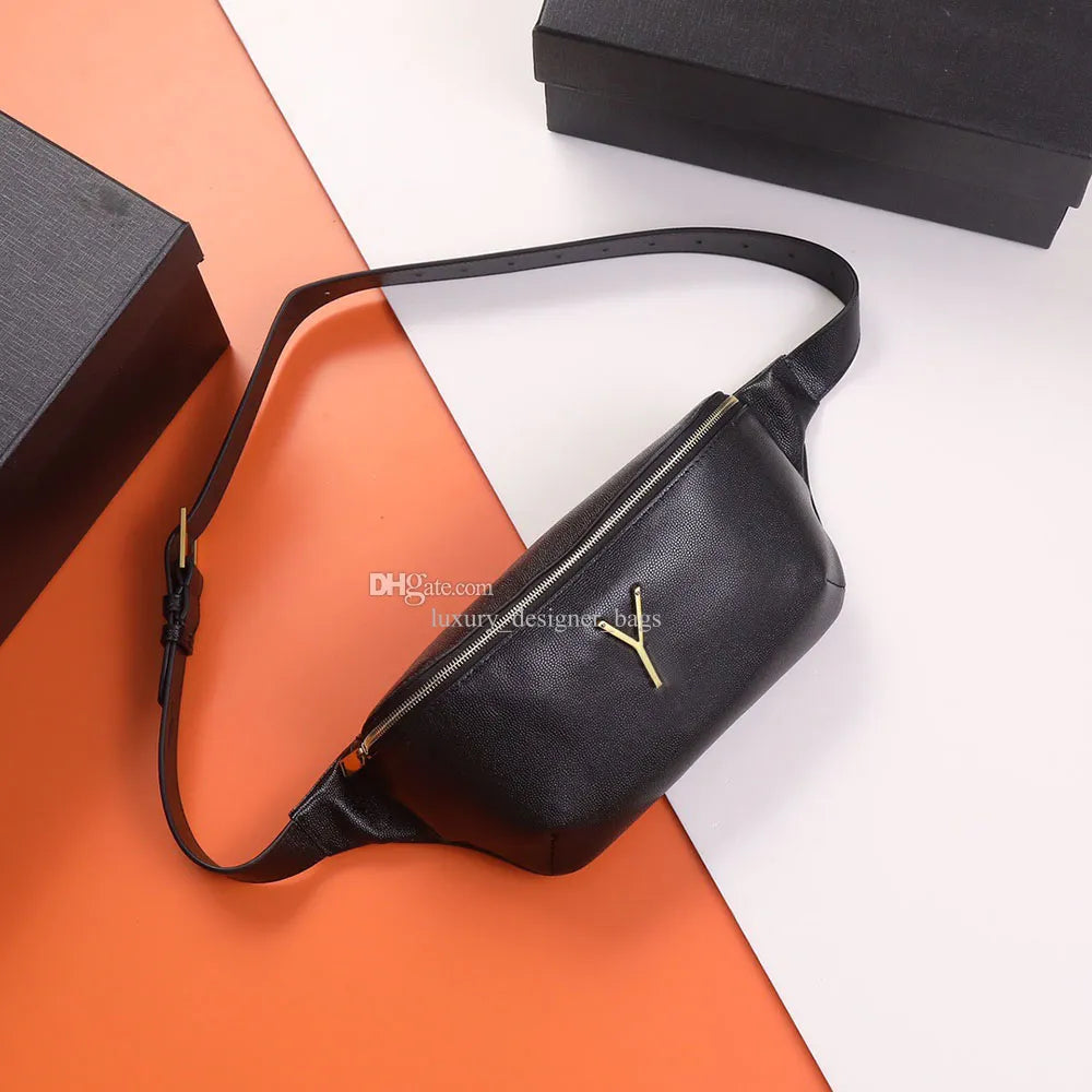 10A Premium -Qualität Kaviar Fanny Pack Echtes Leder -Bumbag -Beutel Spiegel -Qualität Designerin Bum Bag Taillenbeutel Mini Taillenbeutel Brustbeutel Frauen Crossbody Bags
