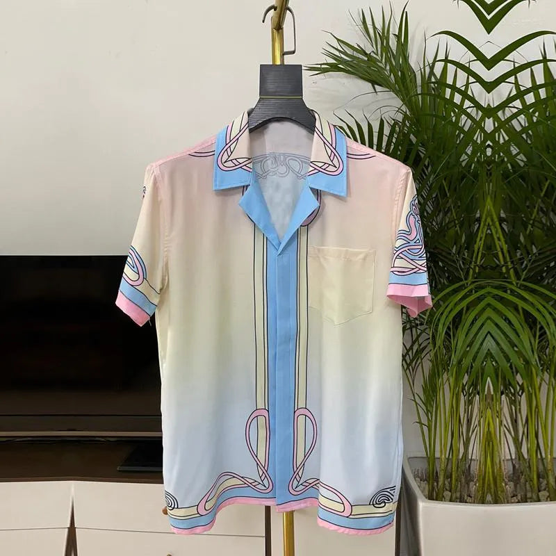Herren -Tracksuits Herren -Kleidungsdruck Set Kurzärmelige Mode Hawaiian Shirt Sommer Casual Floral Beach Zweiteilige Sets