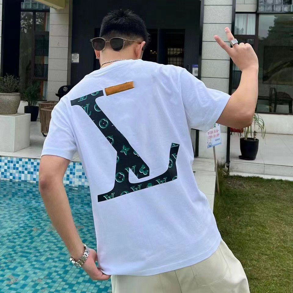 Herren T-Shirts Mann T-Shirt Homme Herren T-Shirt Designer Tops Brief Druck Übergroß