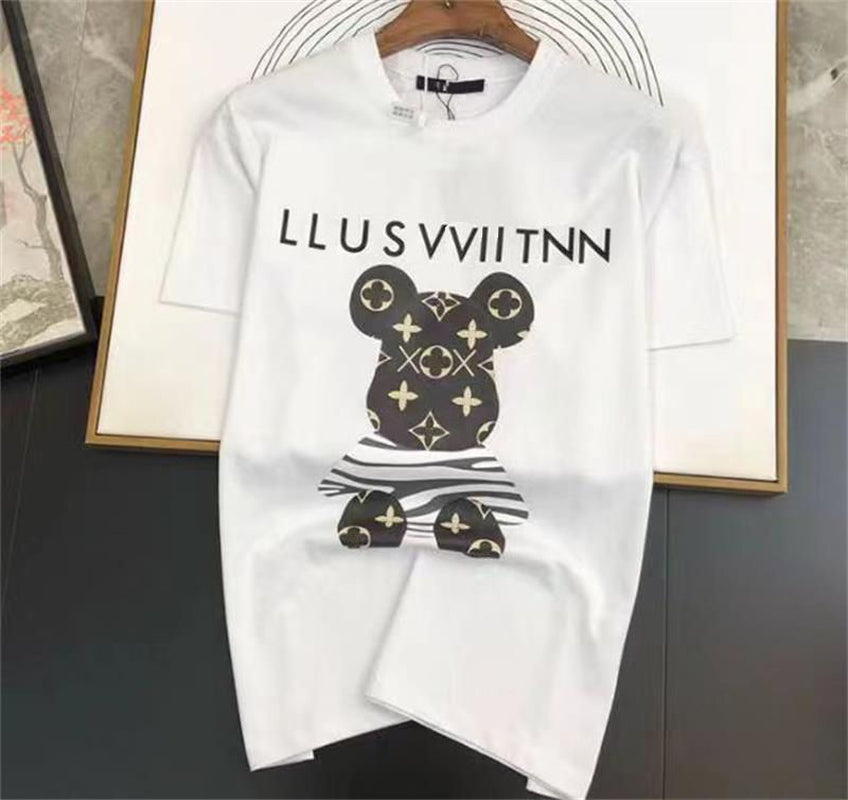 Herren T-Shirts Mann T-Shirt Homme Herren T-Shirt Designer Tops Brief Druck Übergroß