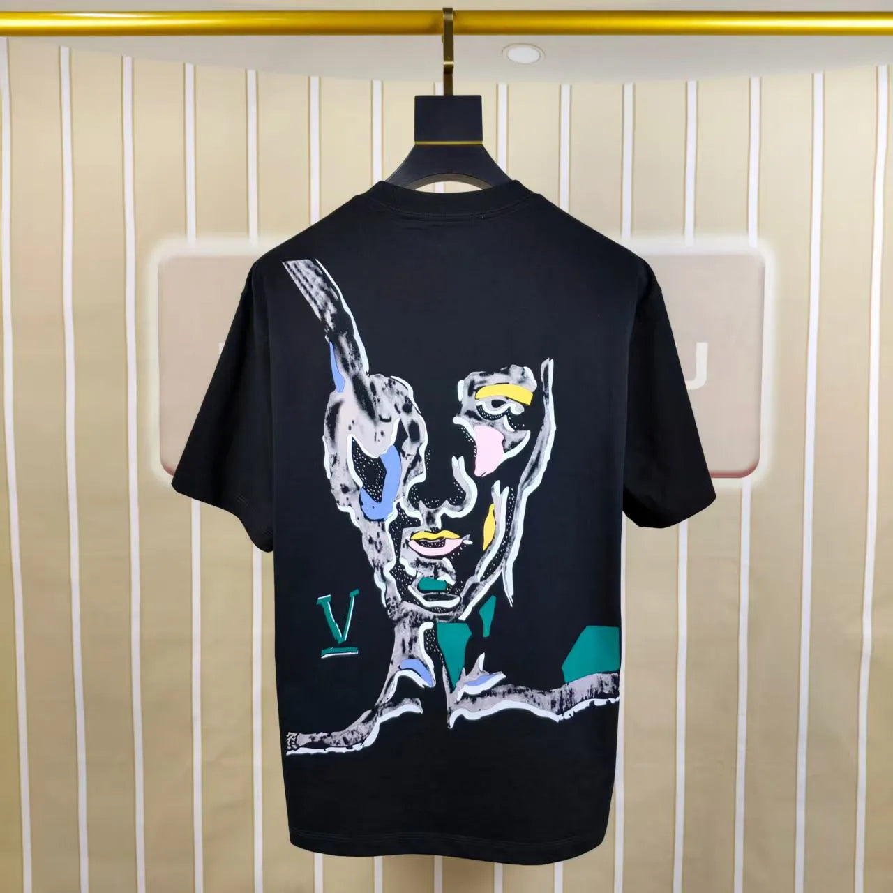 Herren T-Shirts Mann T-Shirt Homme Herren T-Shirt Designer Tops Brief Druck Übergroß