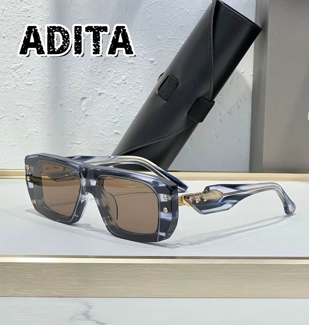 HYPHER-1183 DTS466 Top High Quality Sunglasses for Men Titanium Style Fashion Design Sunglasses for Womens with Box
