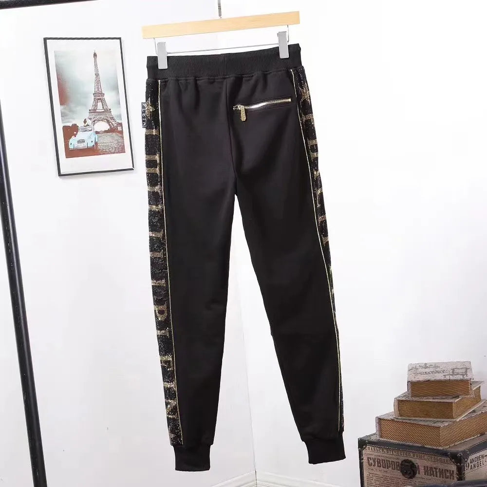 Philipe Plein Philipp Plain Philip Phillip Plien Bären Herren Hoodie Jackethose Kristallschädel Tracksuit Hoodies Casual Tracksuits Jogger Jacken Hosen S MZKV