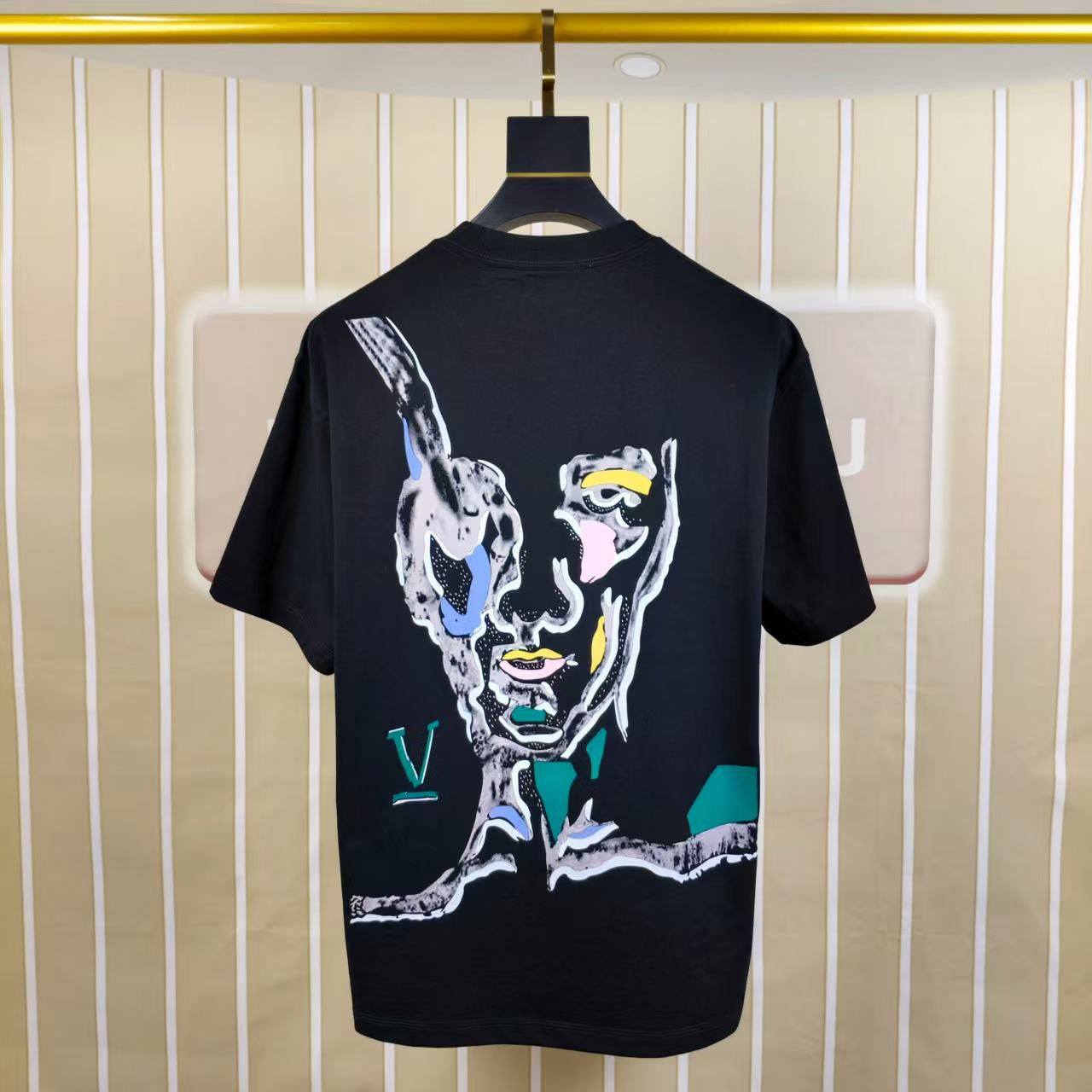 Herren T-Shirts Mann T-Shirt Homme Herren T-Shirt Designer Tops Brief Druck Übergroß