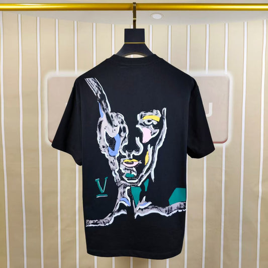 Herren T-Shirts Mann T-Shirt Homme Herren T-Shirt Designer Tops Brief Druck Übergroß