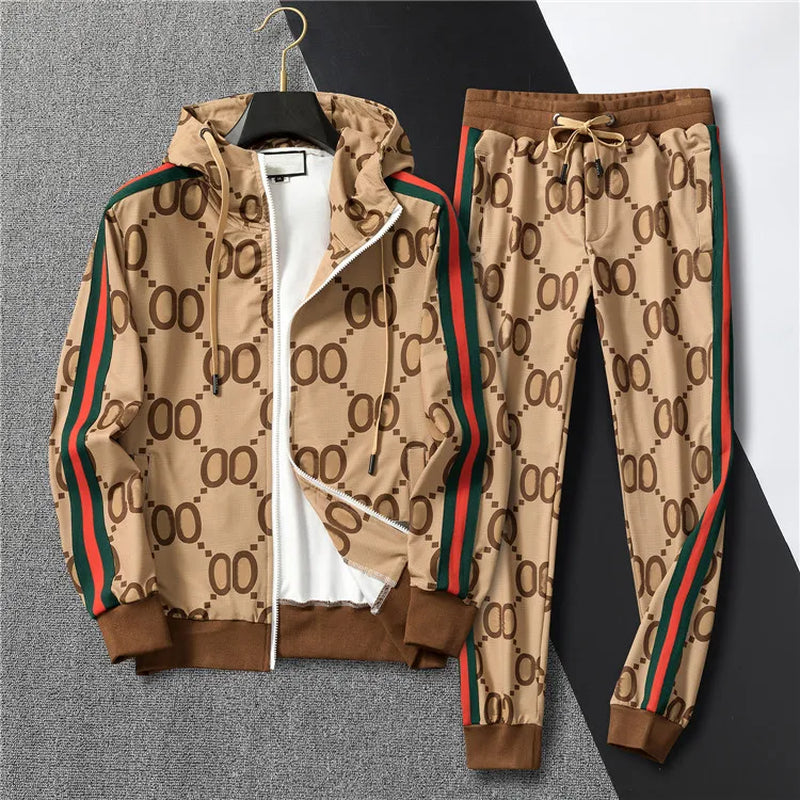 2024 Herrendesigner Tracksuits Herren Luxus Fitness Sweatsuits Casual Man Clothes Outfits Hosen Strickjacke Zip Jacke Zweiteilige Jogging Anzüge M-3Xl