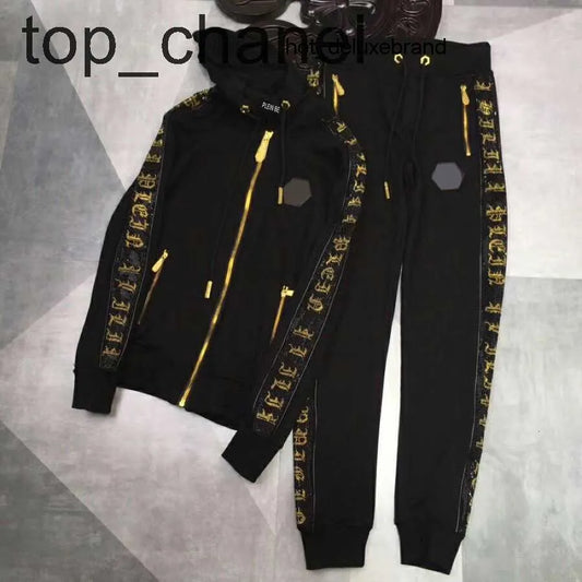 Philipe Plein Philipp Plain Philip Phillip Plien Bär Herren Hoodie Jacke Hosen Kristallschädel Tracksuit Hoodies Casual Tracksuits Jogger Jackets Pants S Hit8
