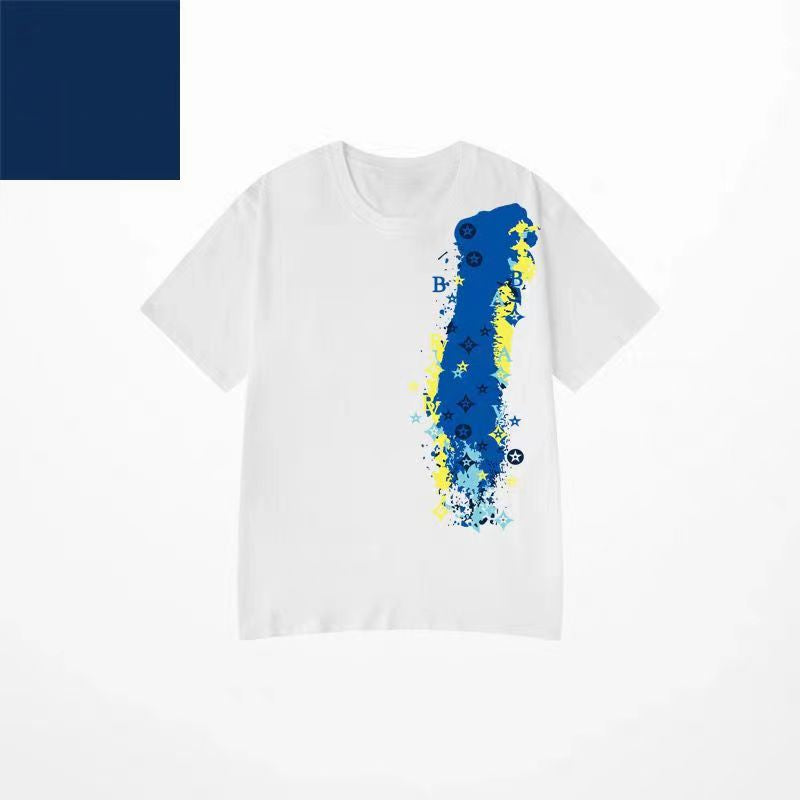 Herren T-Shirts Mann T-Shirt Homme Herren T-Shirt Designer Tops Brief Druck Übergroß